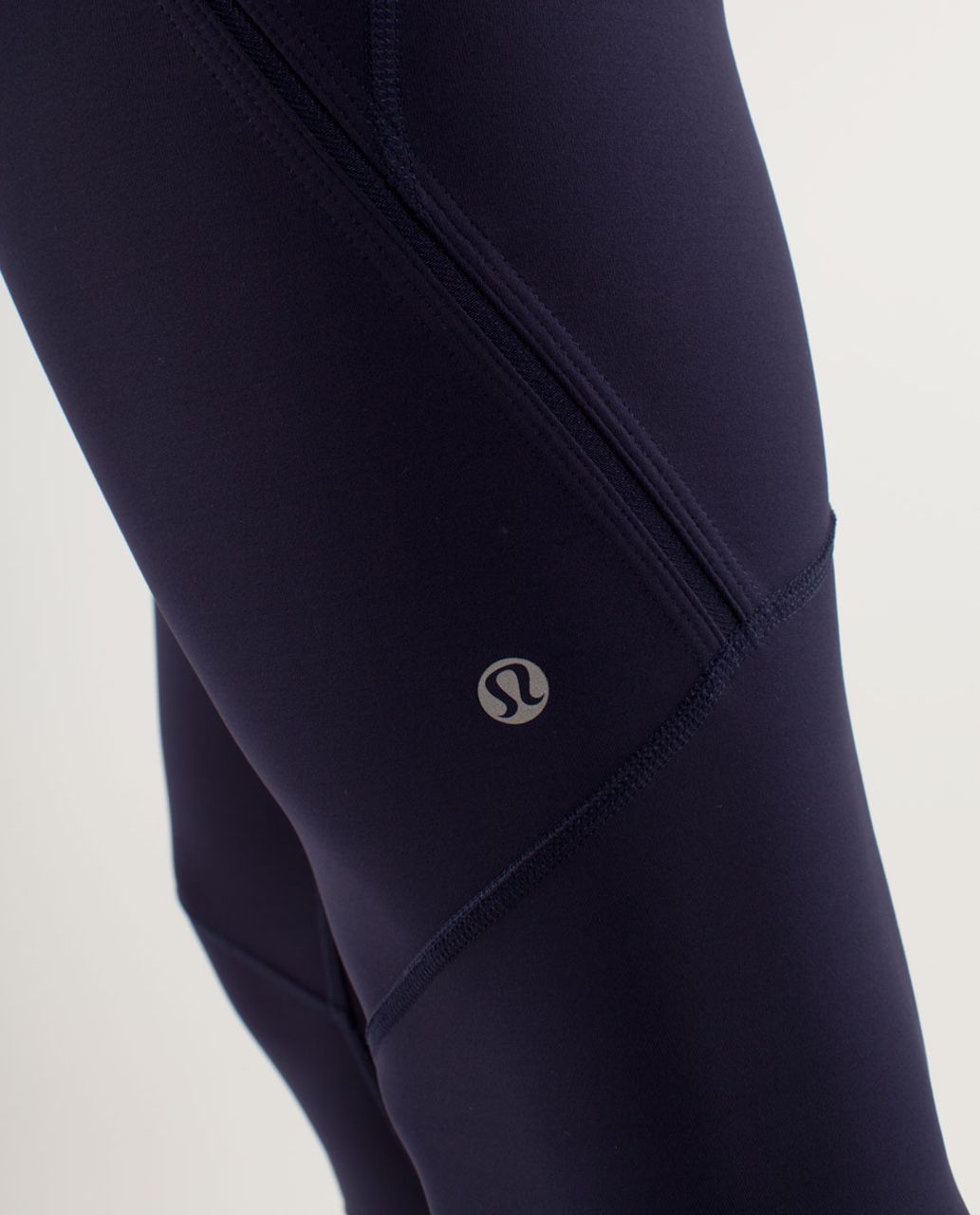 Lululemon Run:  Excel Crop - Deep Indigo /  Wee Are From Space Deep Indigo