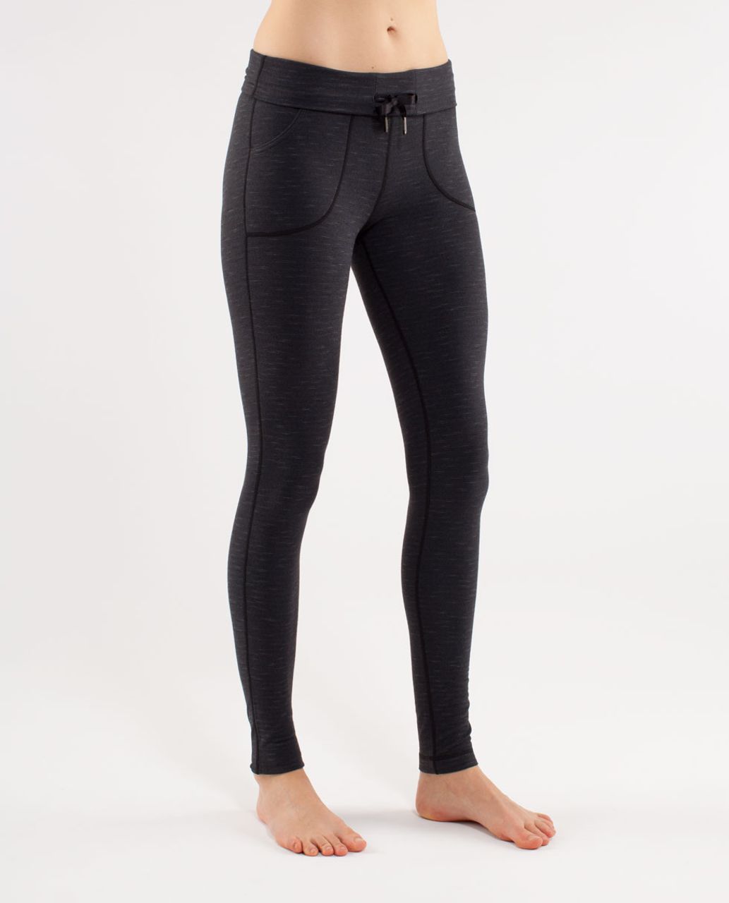 Lululemon Skinny Will Pant size 2 Pique Luon Black NWT High / Low Rise  Legging 