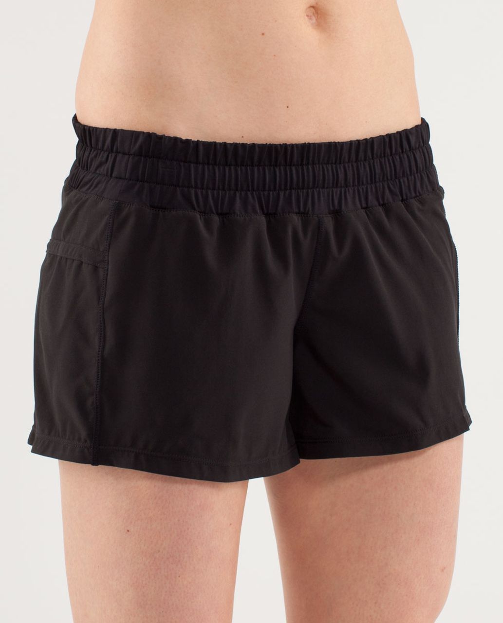 Lululemon Run:  Tracker Short II - Black