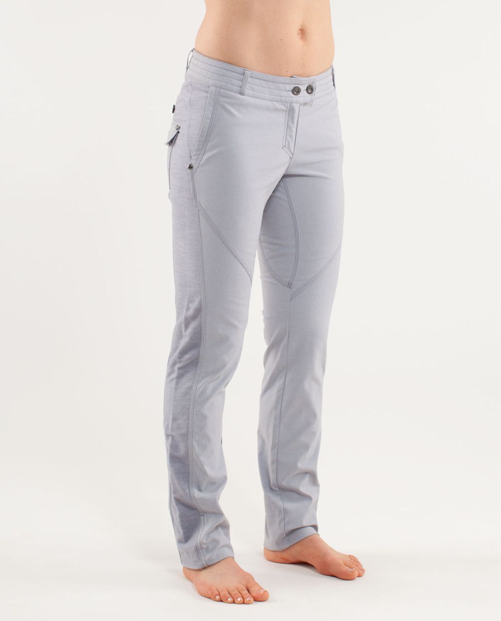 Lululemon Ride On Pant - Fossil /  White