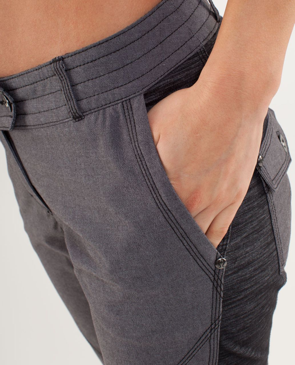 Lululemon Ride On Pant - Black /  Fossil