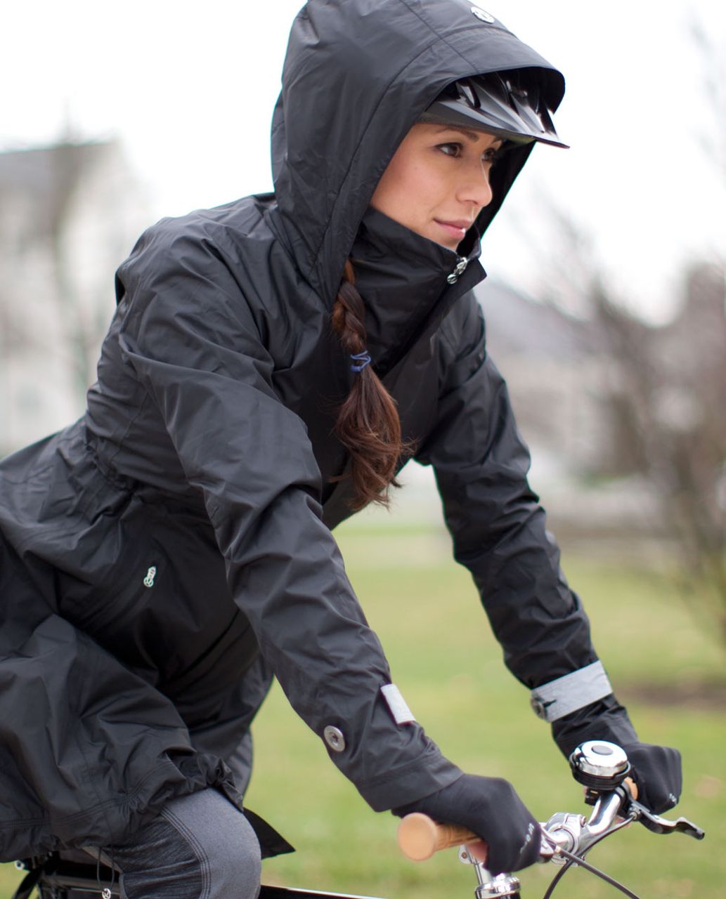 Lululemon Ride On Rain Jacket Black / Coal lulu fanatics