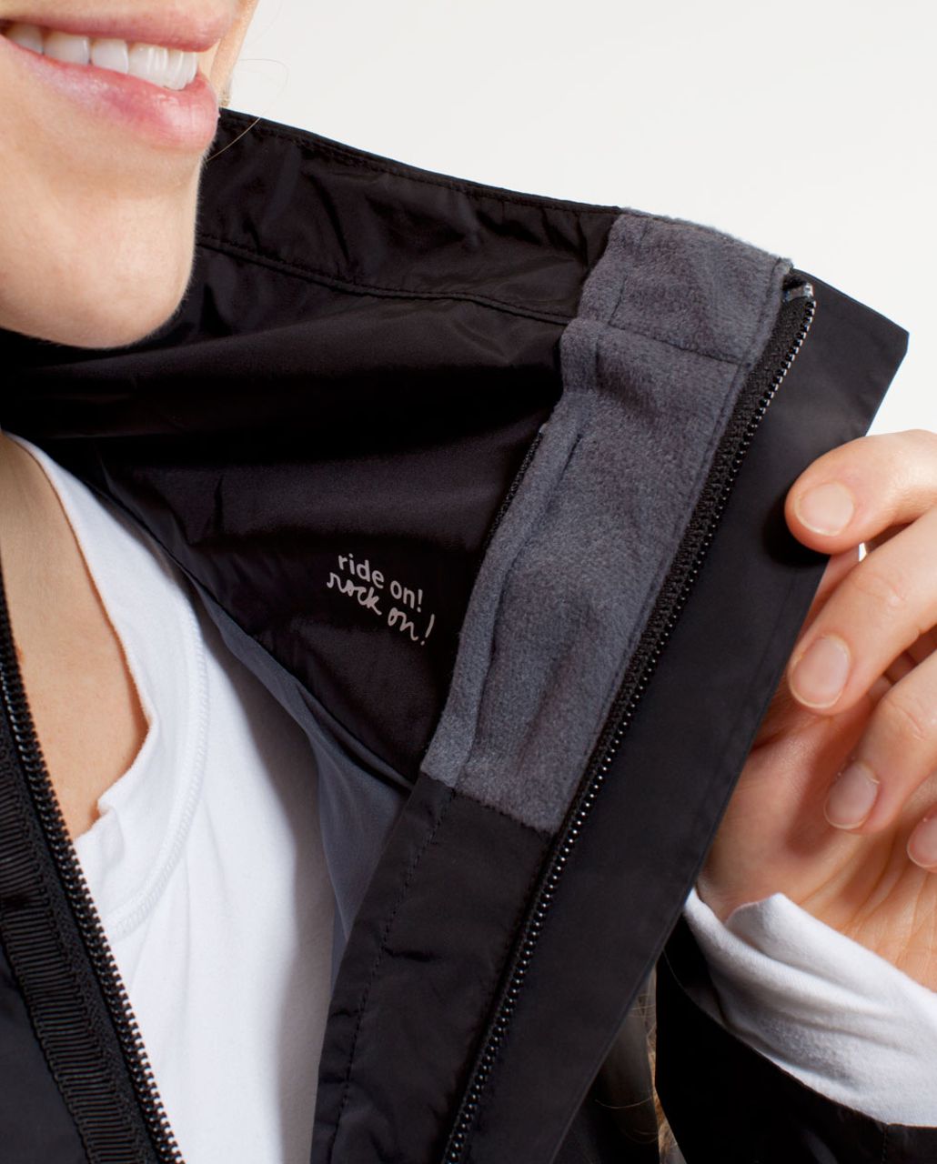 Lululemon Ride On Rain Jacket - Black /  Coal