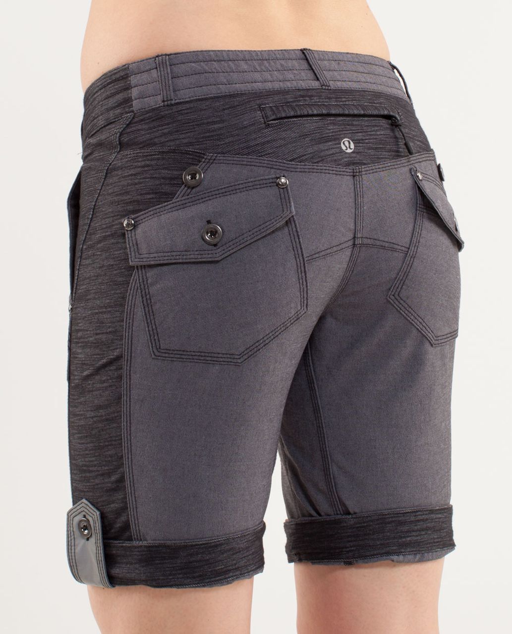 Lululemon Ride On Short - Black /  Fossil