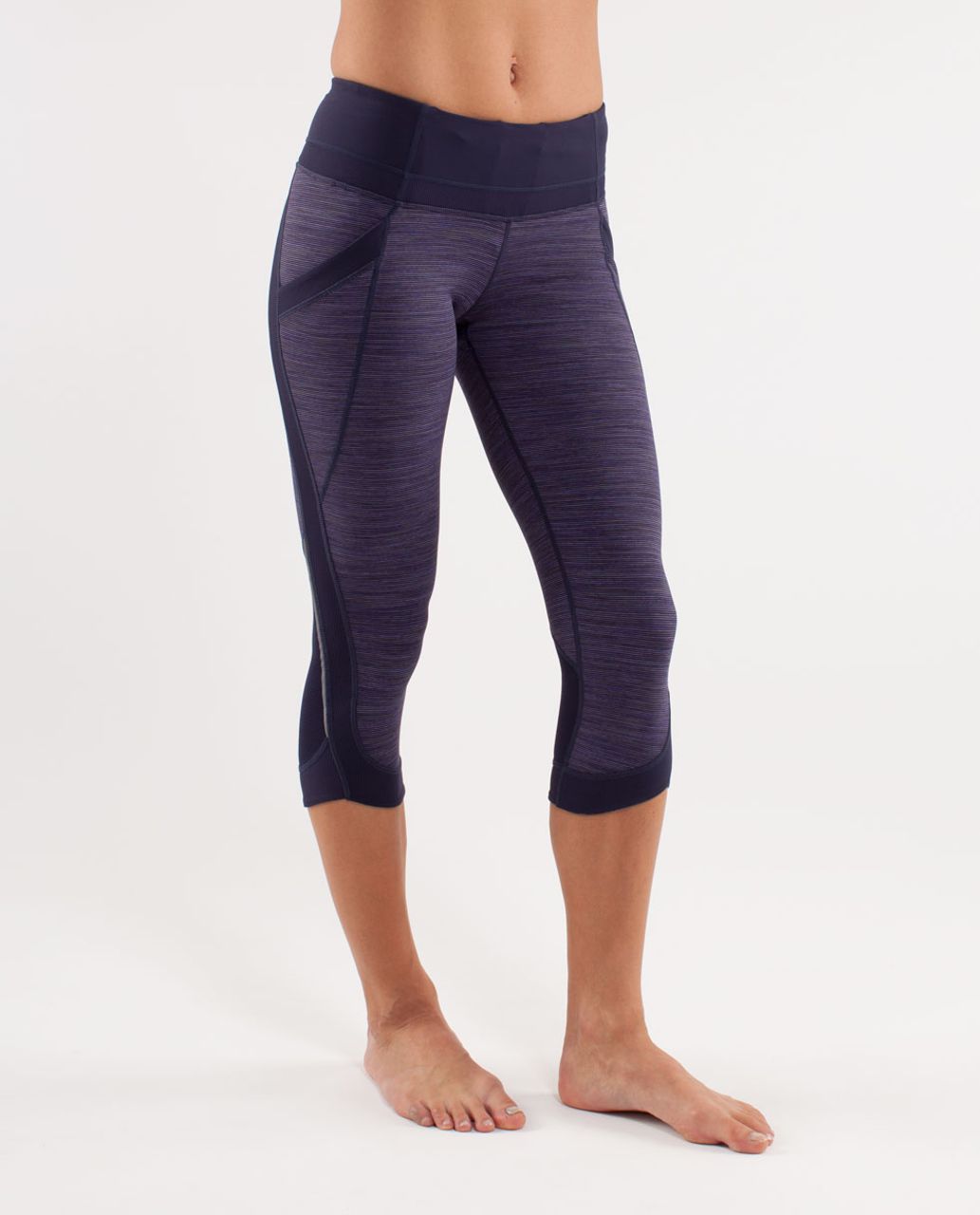 Lululemon Legging Savasana Camo Black Chase Me Crop 6 Woman's