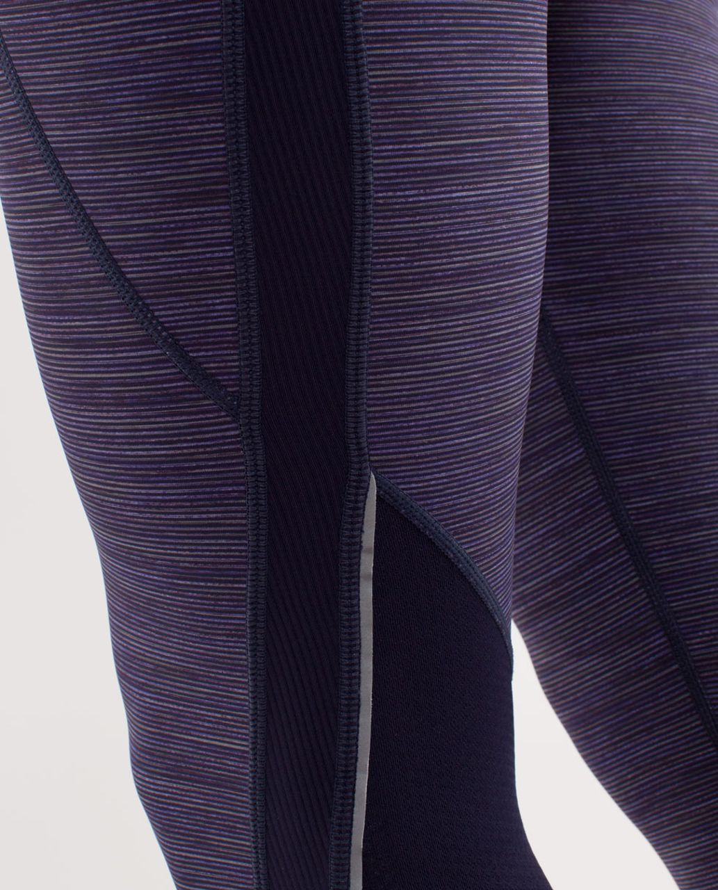 Lululemon Run:  Chase Me Crop - Wee Are From Space Deep Indigo  /  Deep Indigo