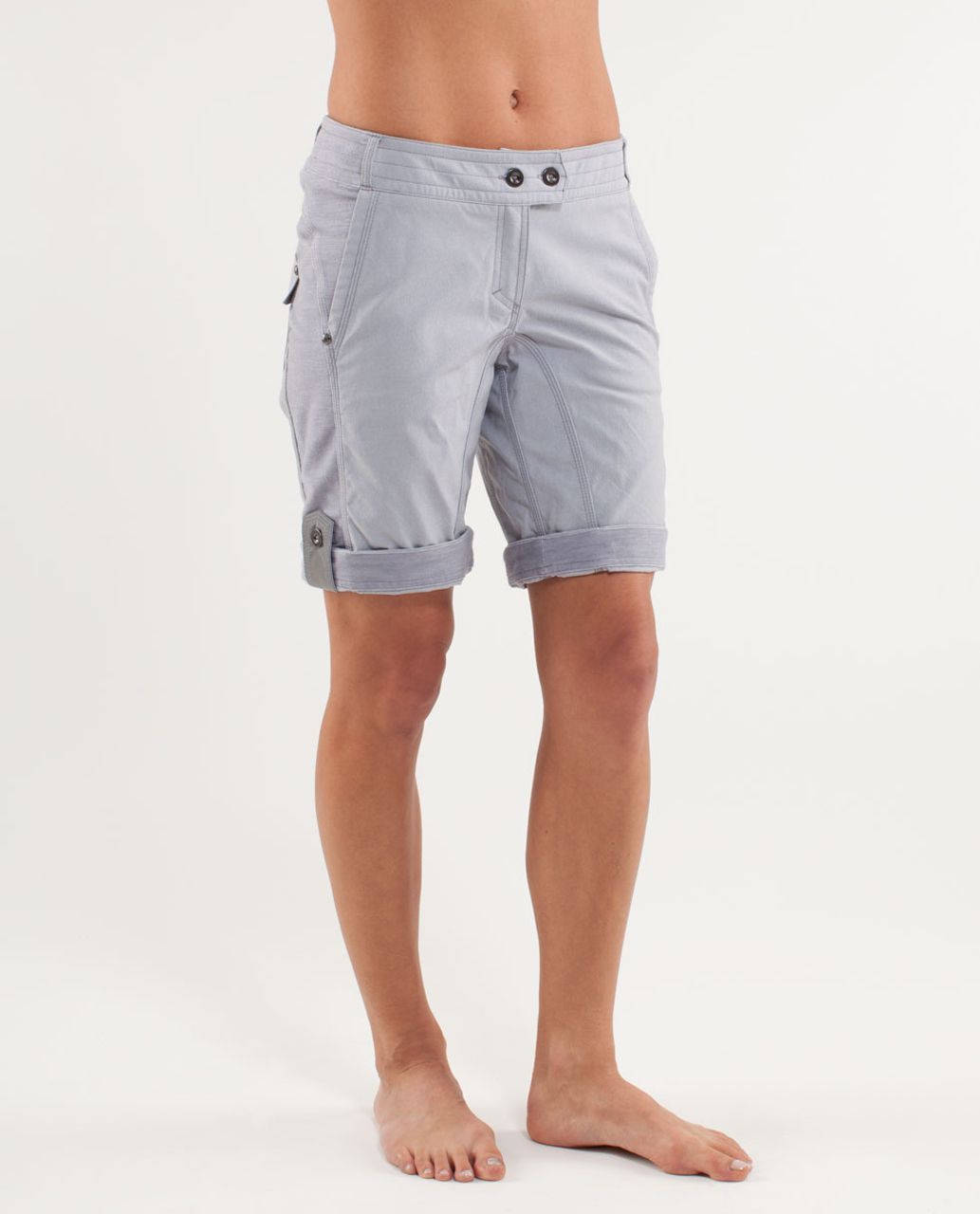 Lululemon Ride On Short - Fossil /  White