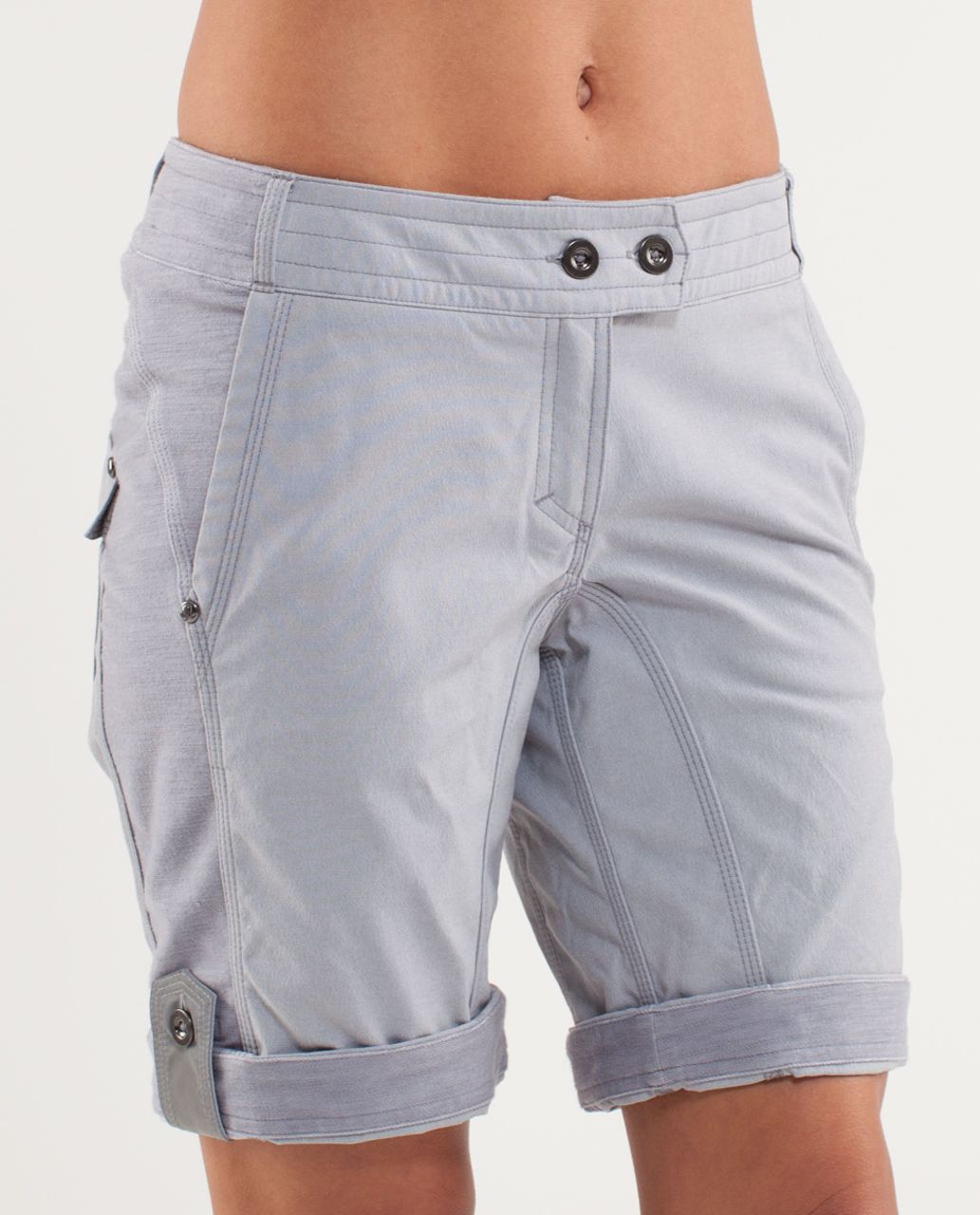 Lululemon Ride On Short - Fossil /  White