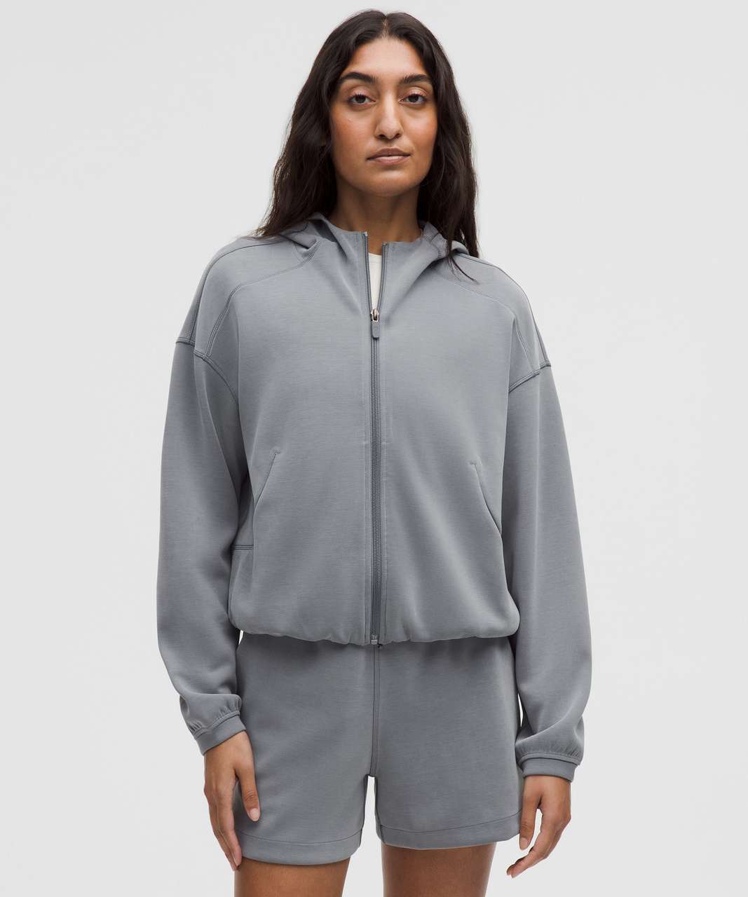 Lululemon Softstreme Full-Zip Hoodie - Solar Grey - lulu Lululemon Softstreme Full-Zip Hoodie - Solar Grey - lulu