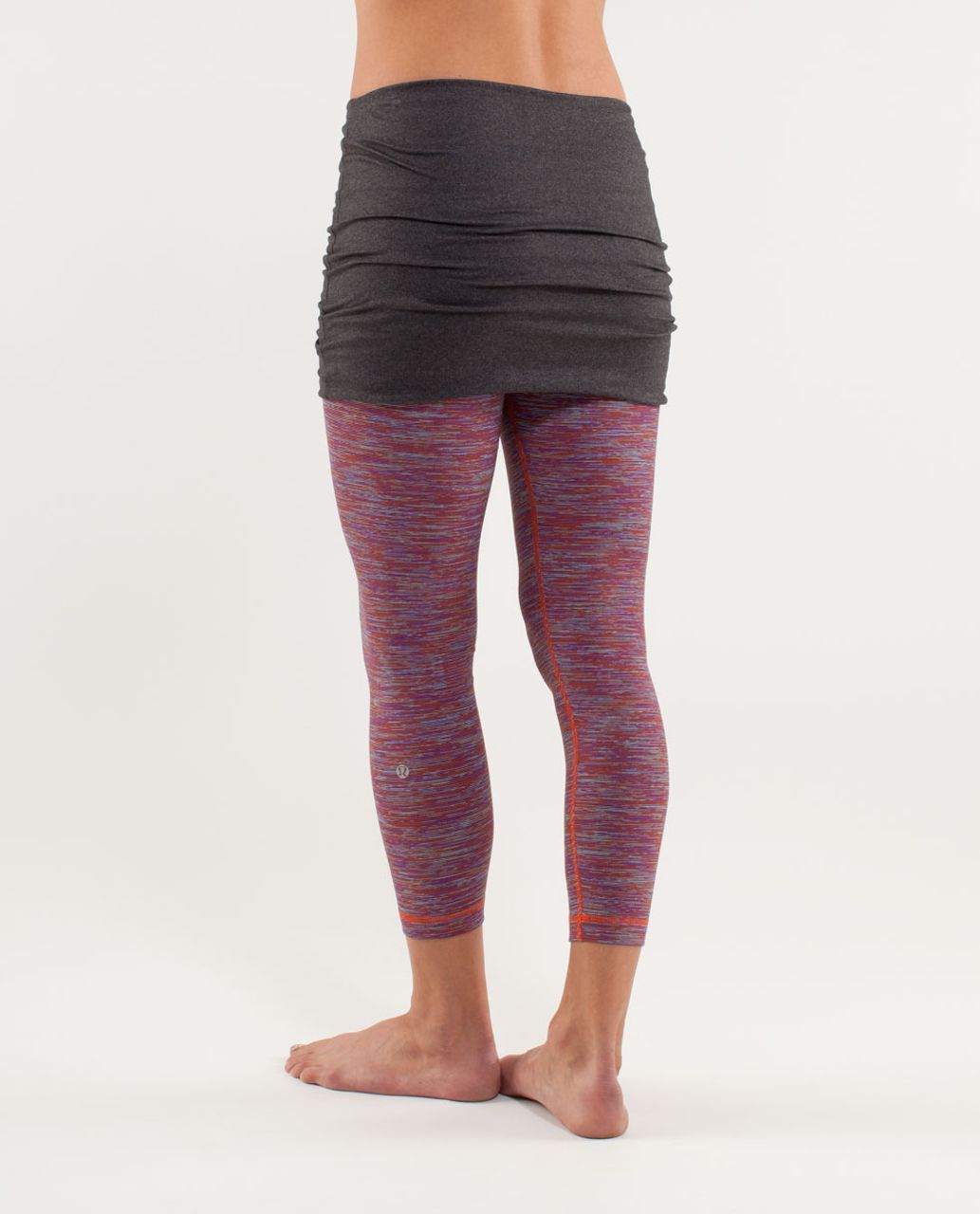 Lululemon Yin To You Crop - Wee Are From Space Black March Multi /  Black