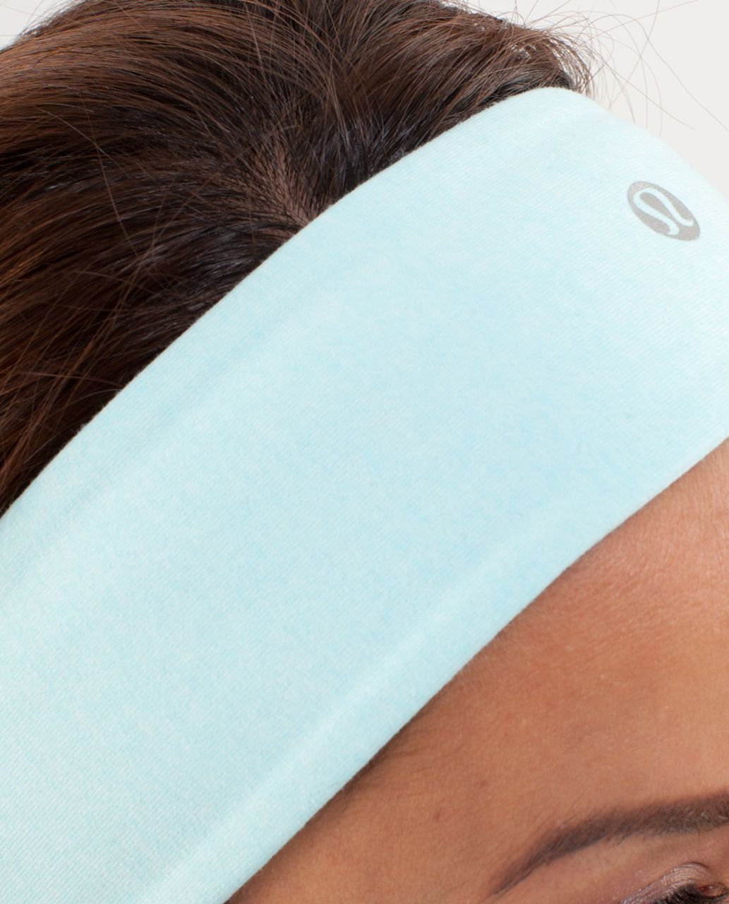 Lululemon Lucky Luon Headband - Heathered Aquamarine