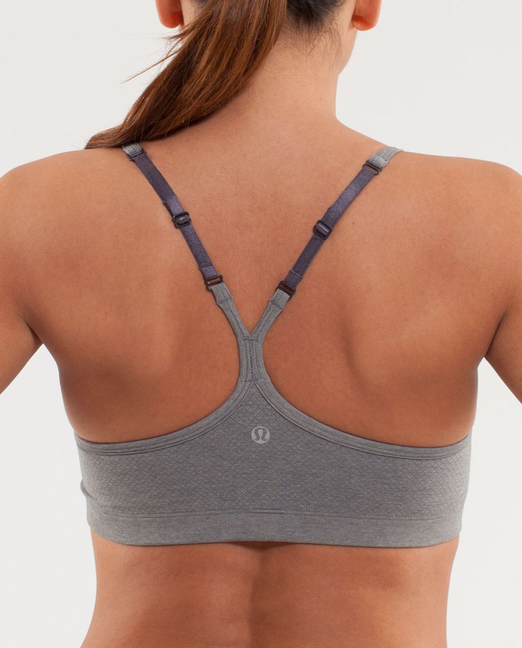 Lululemon Ebb & Flow Bra (First Release) - Heathered Dark Classic Sport Grey