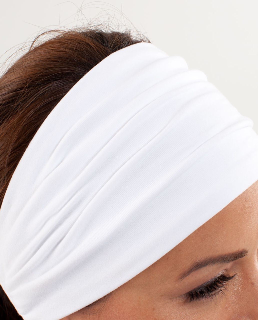 Lululemon Bang Buster Headband Tonka Stripe White Crossfit Reversible Yoga  rare