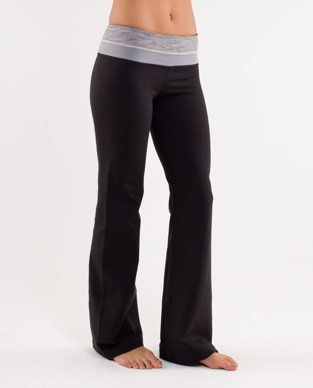 Lululemon Groove Pant (Regular) - Black /  Wee Are From Space Coal Fossil /  Fossil