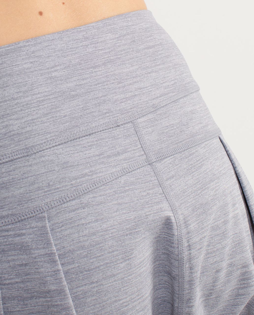 Lululemon Happy Hatha Crop - Heathered Fossil /  Fossil