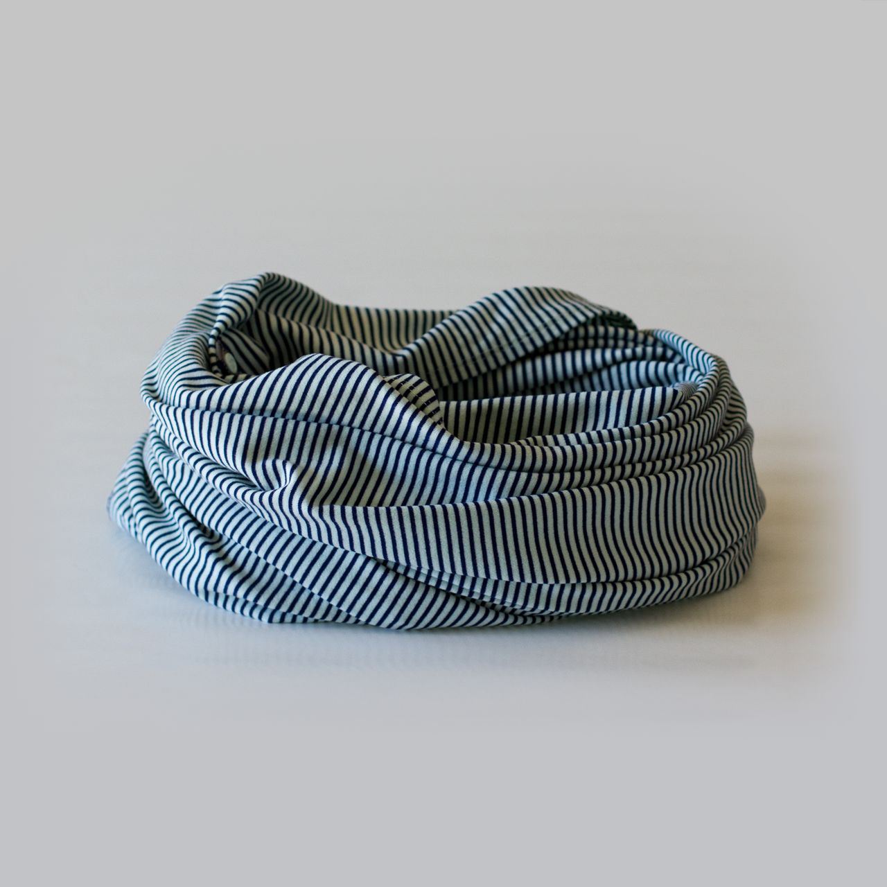 Lululemon Vinyasa Scarf - Hyper Stripe Sea Mist Hero Blue / Hero Blue