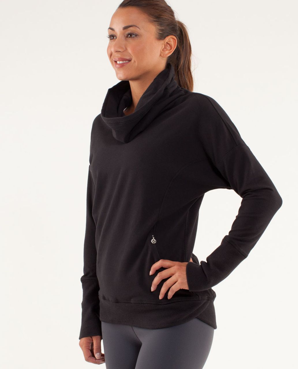 Lululemon Run:  Rest Day Pullover - Black