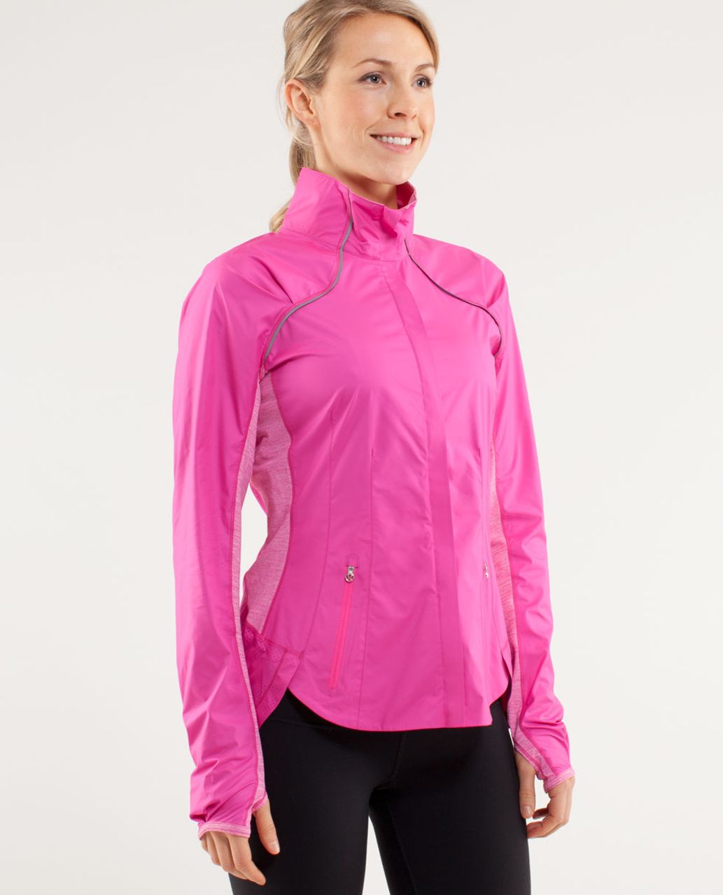 Lululemon Run: Essential Jacket II - Paris Pink - lulu fanatics