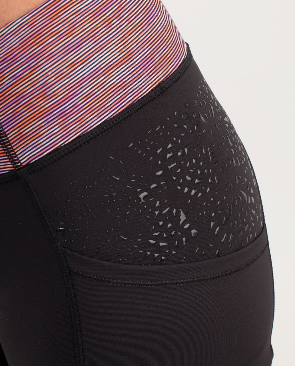 Lululemon Run:  Shorty Short - Black /  Wee Are From Space Black March Multi