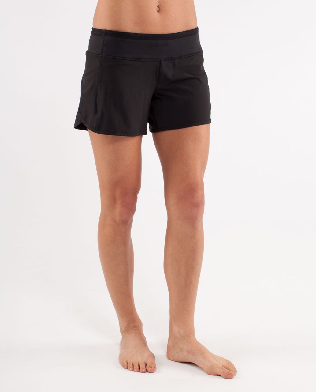 Lululemon Split Second Short - Black - lulu fanatics