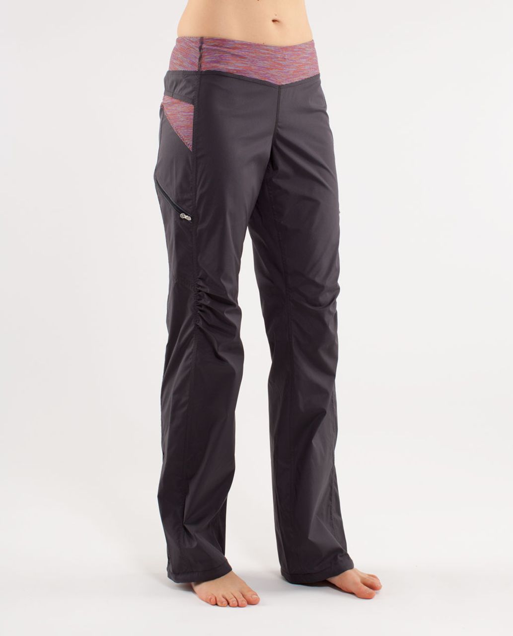 Lululemon Run:  Travel To Track Pant - Deep Coal /  Wee Are From Space Black March Multi