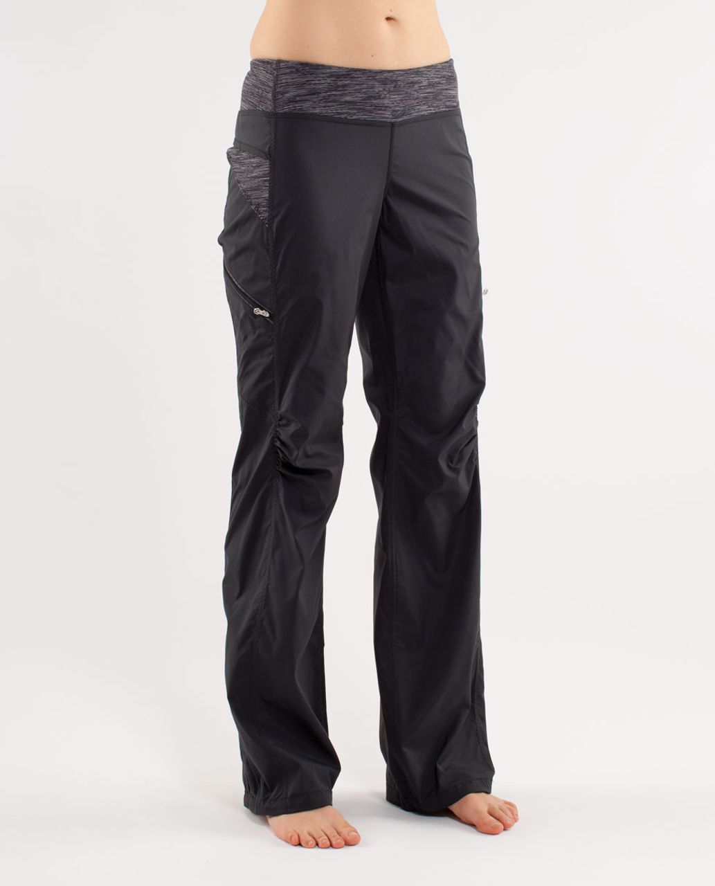 Lululemon Run:  Travel To Track Pant - Black /  Wee Are From Space Black Combo