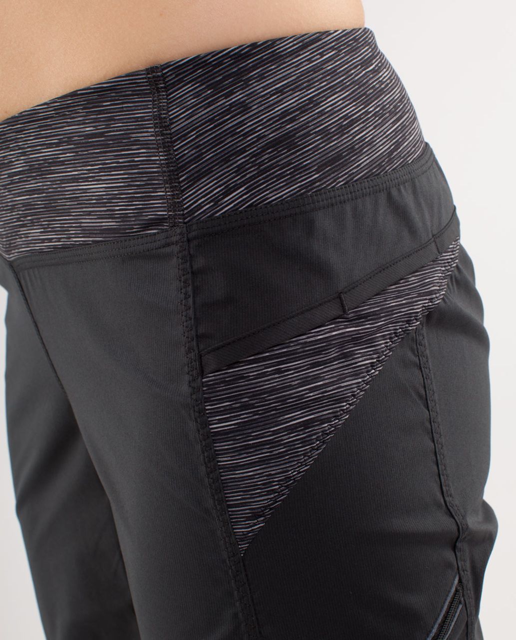 Lululemon Run:  Travel To Track Pant - Black /  Wee Are From Space Black Combo