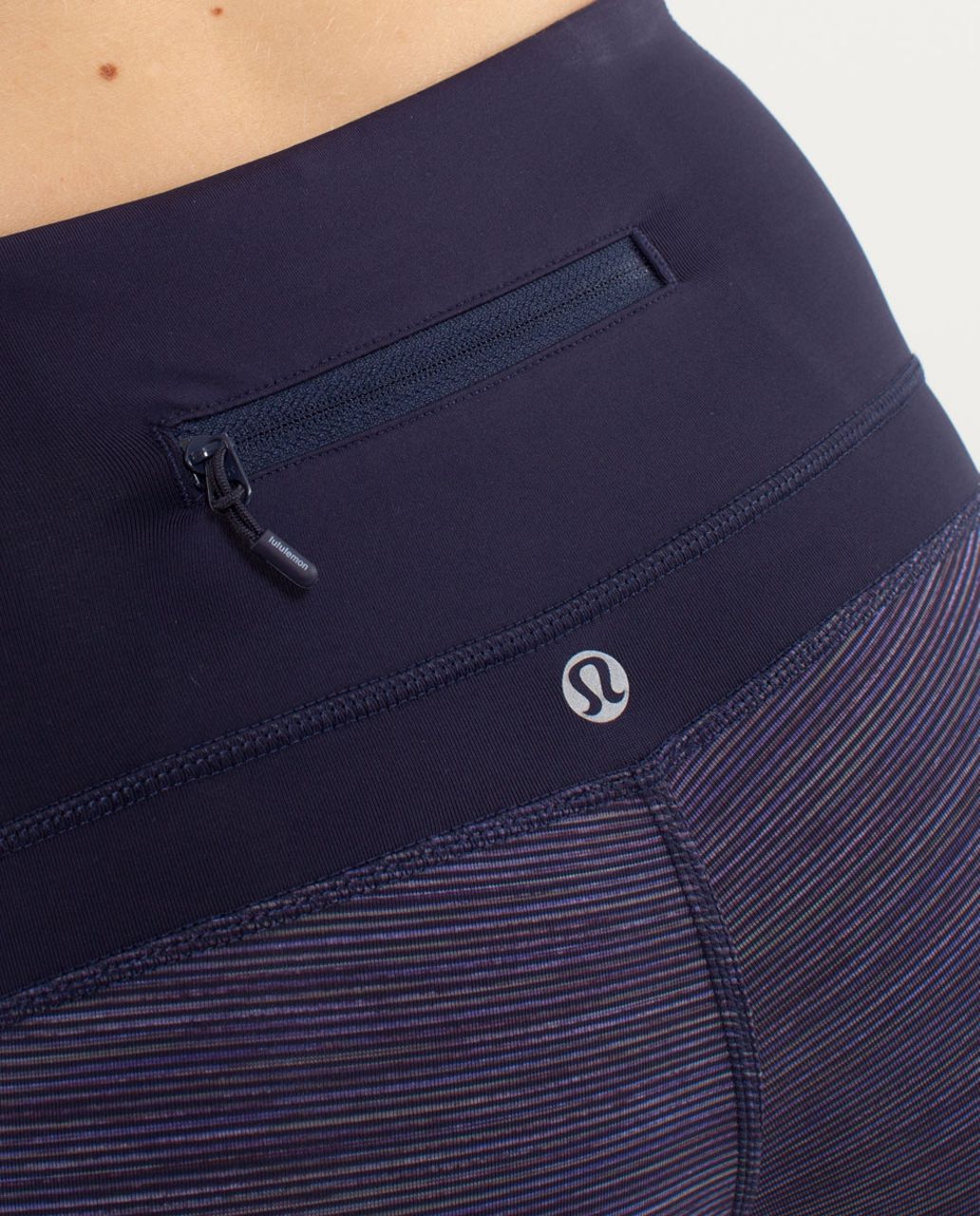 Lululemon Run:  Spirit Tight II - Wee Are From Space Deep Indigo  /  Deep Indigo