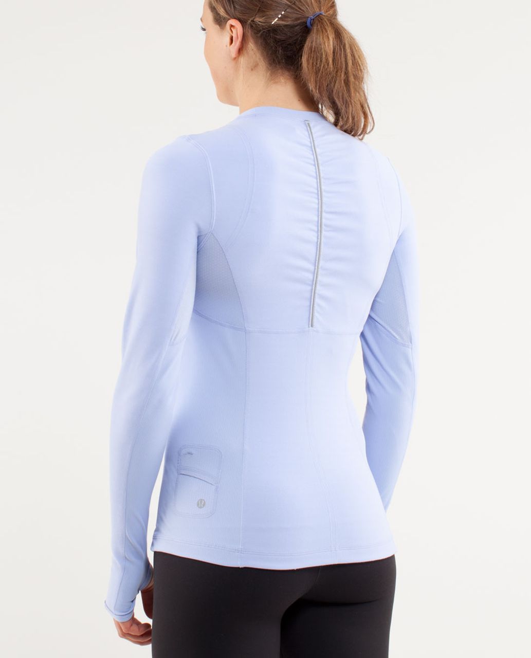 Lululemon Run:  Switch Back Long Sleeve - Lavender Dusk /  Heathered Lavender Dusk