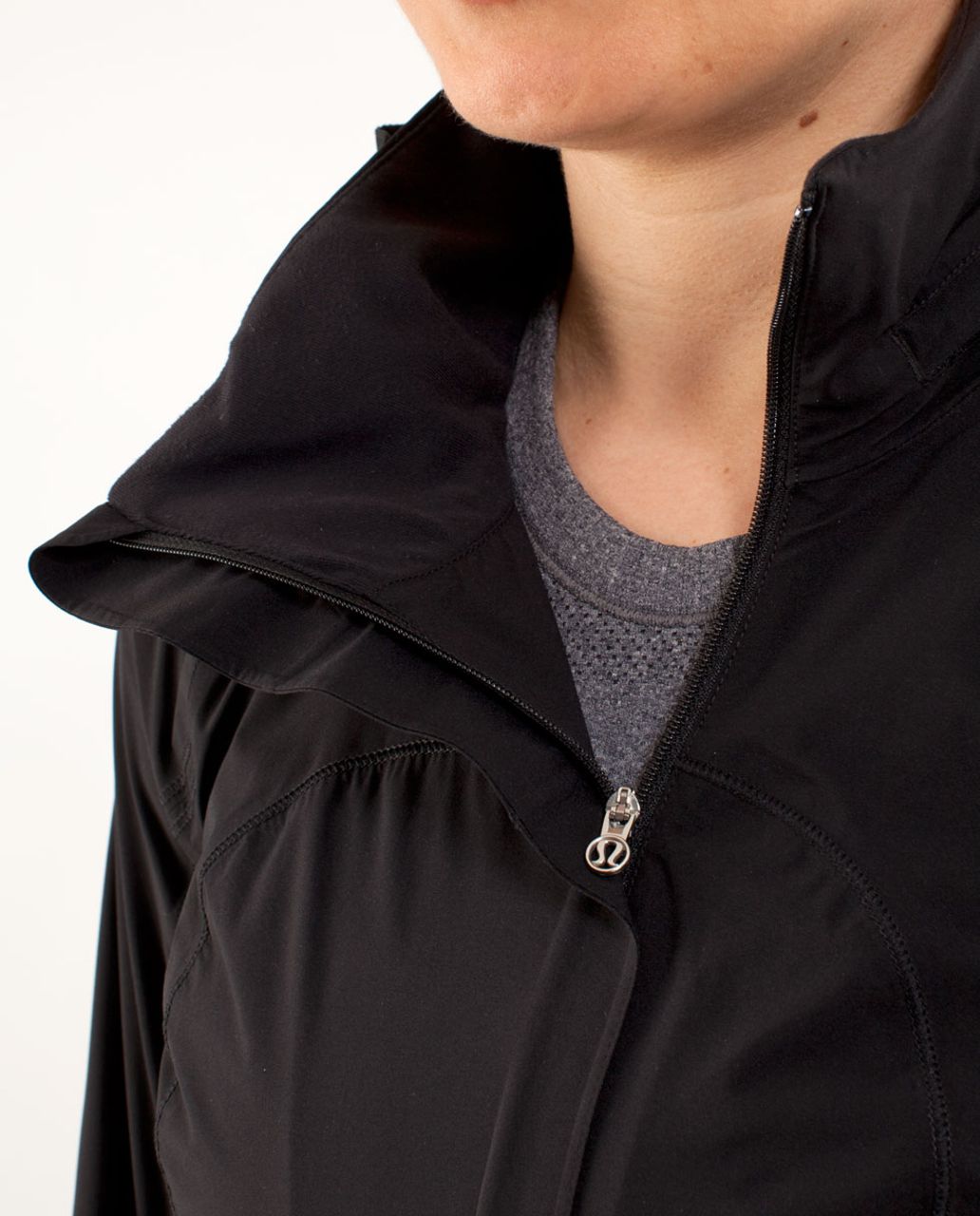 Lululemon Run:  In The Rain Jacket - Black