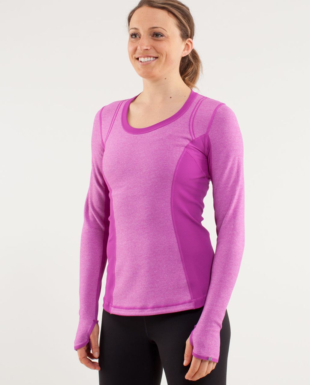 Lululemon Ventilated Hiking Long Sleeve Shirt - Peri Purple - lulu