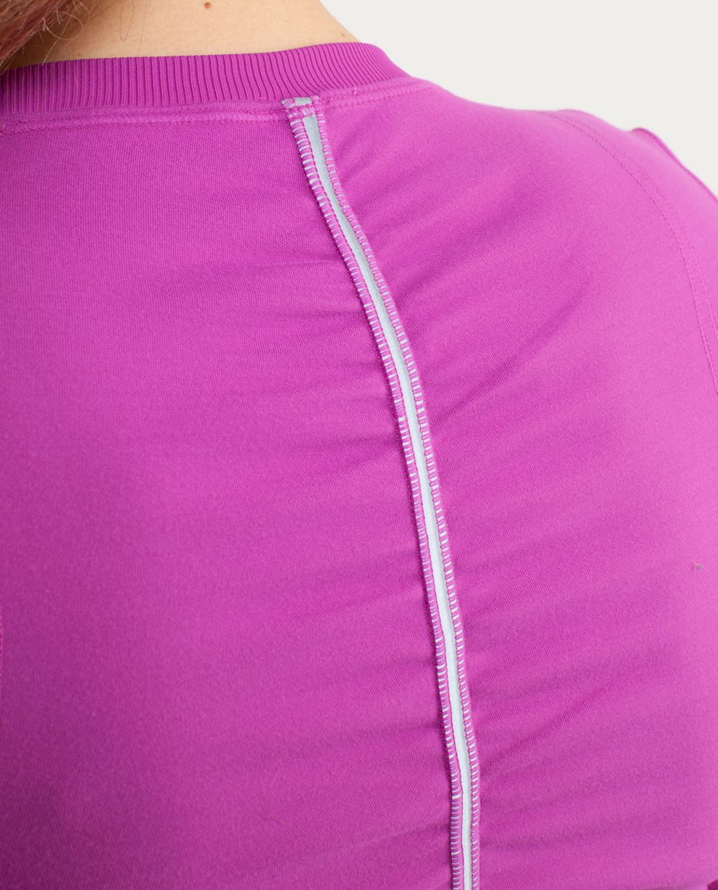 Lululemon Run:  Switch Back Long Sleeve - Ultra Violet /  Heathered Ultra Violet