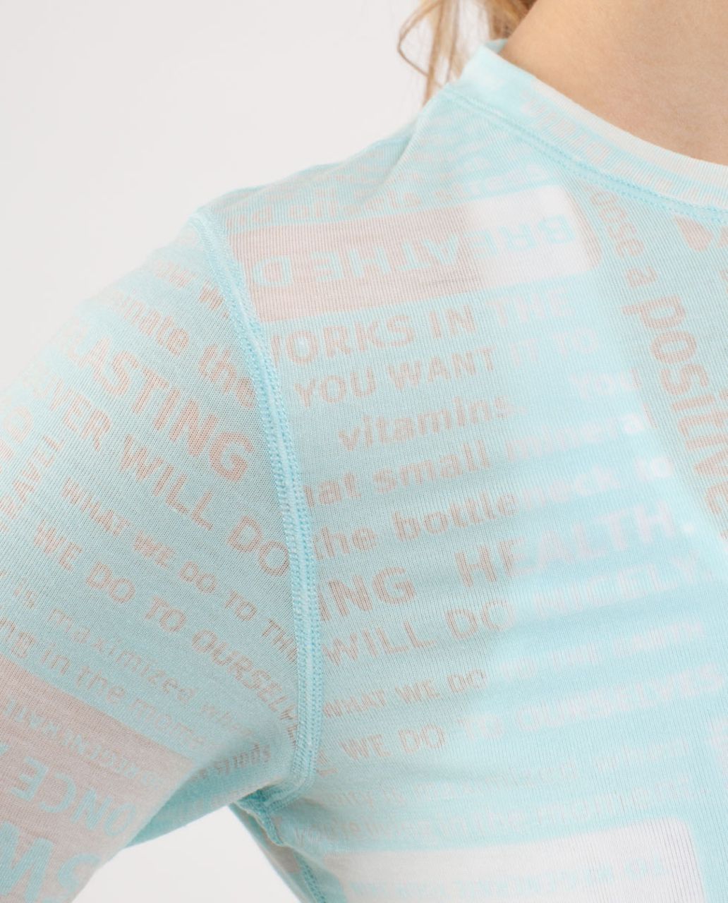 Lululemon Manifesto Long Sleeve Tee - Aquamarine