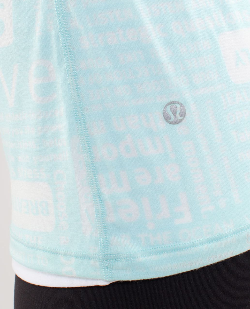 Lululemon Manifesto Long Sleeve Tee - Aquamarine