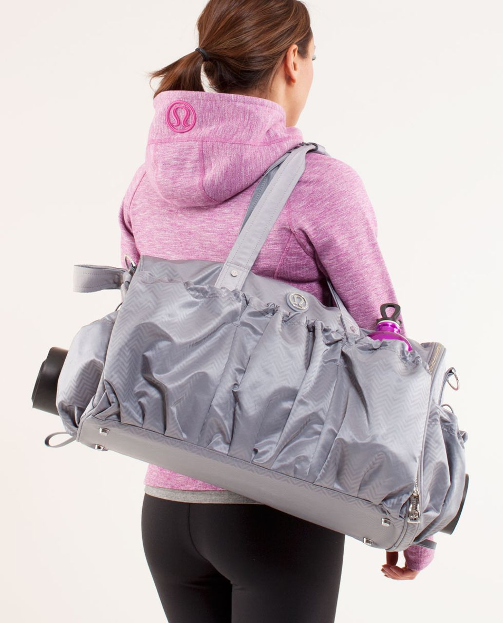 Lululemon Legendary Duffel - Chevron Embossed Fossil