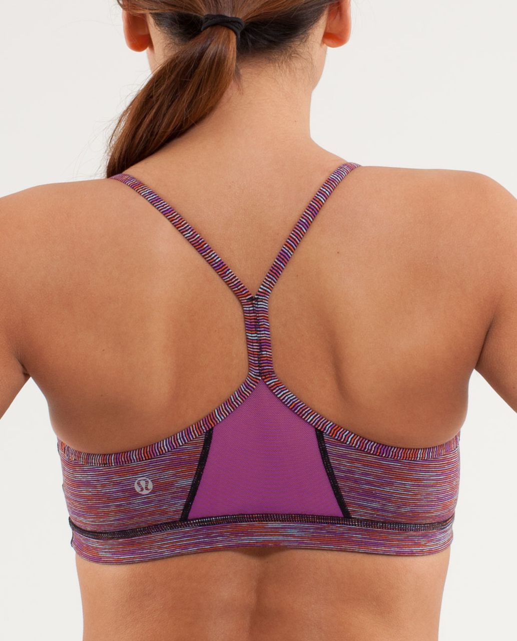 Lululemon Flow Y Bra IV - Wee Are From Space Black March Multi