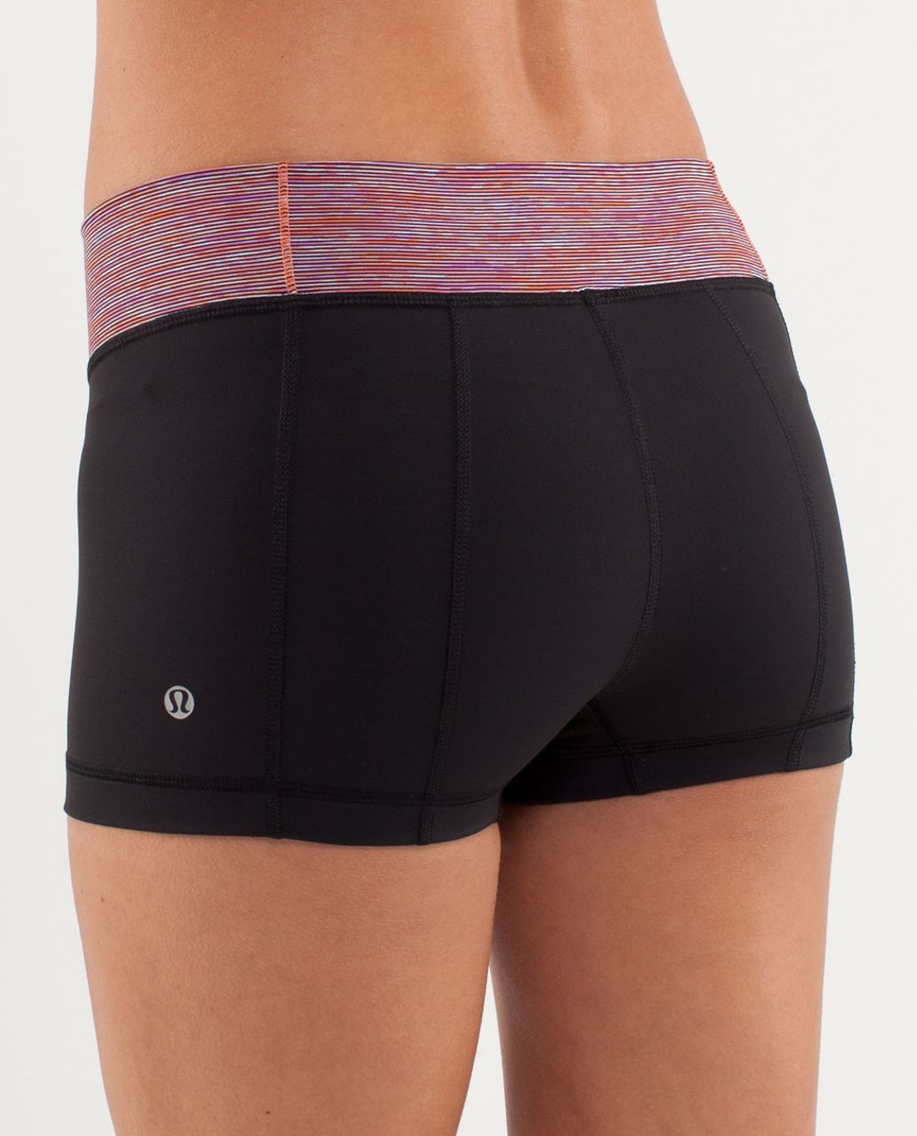 Lululemon Hot 'N Sweaty Short - Black /  Wee Are From Space Black March Multi