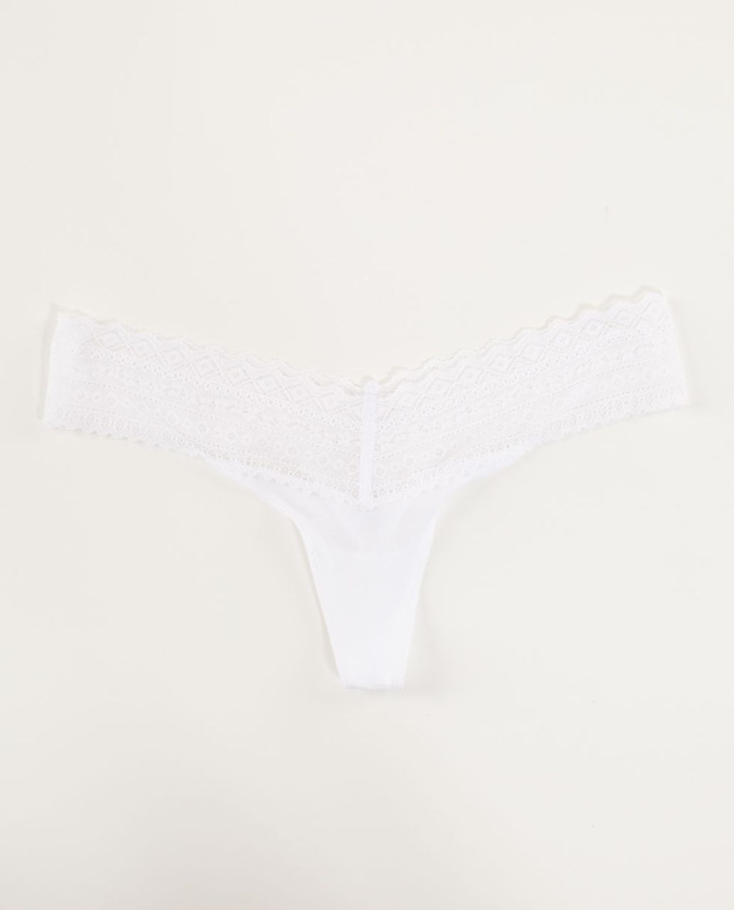 Lululemon Foxy Lulu Thong - White