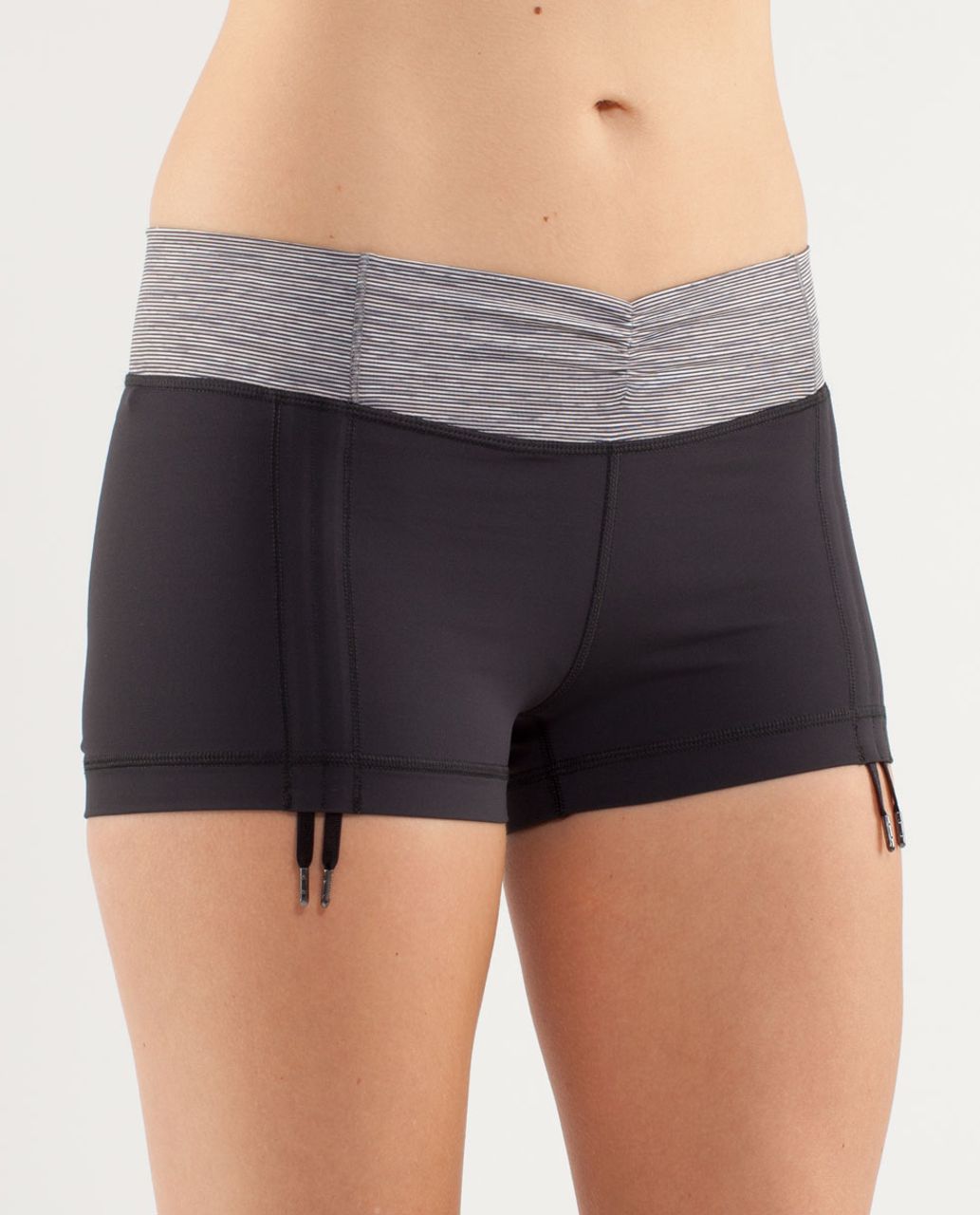 Lululemon Hot 'N Sweaty Short - Deep Coal /  Wee Are From Space Coal Fossil