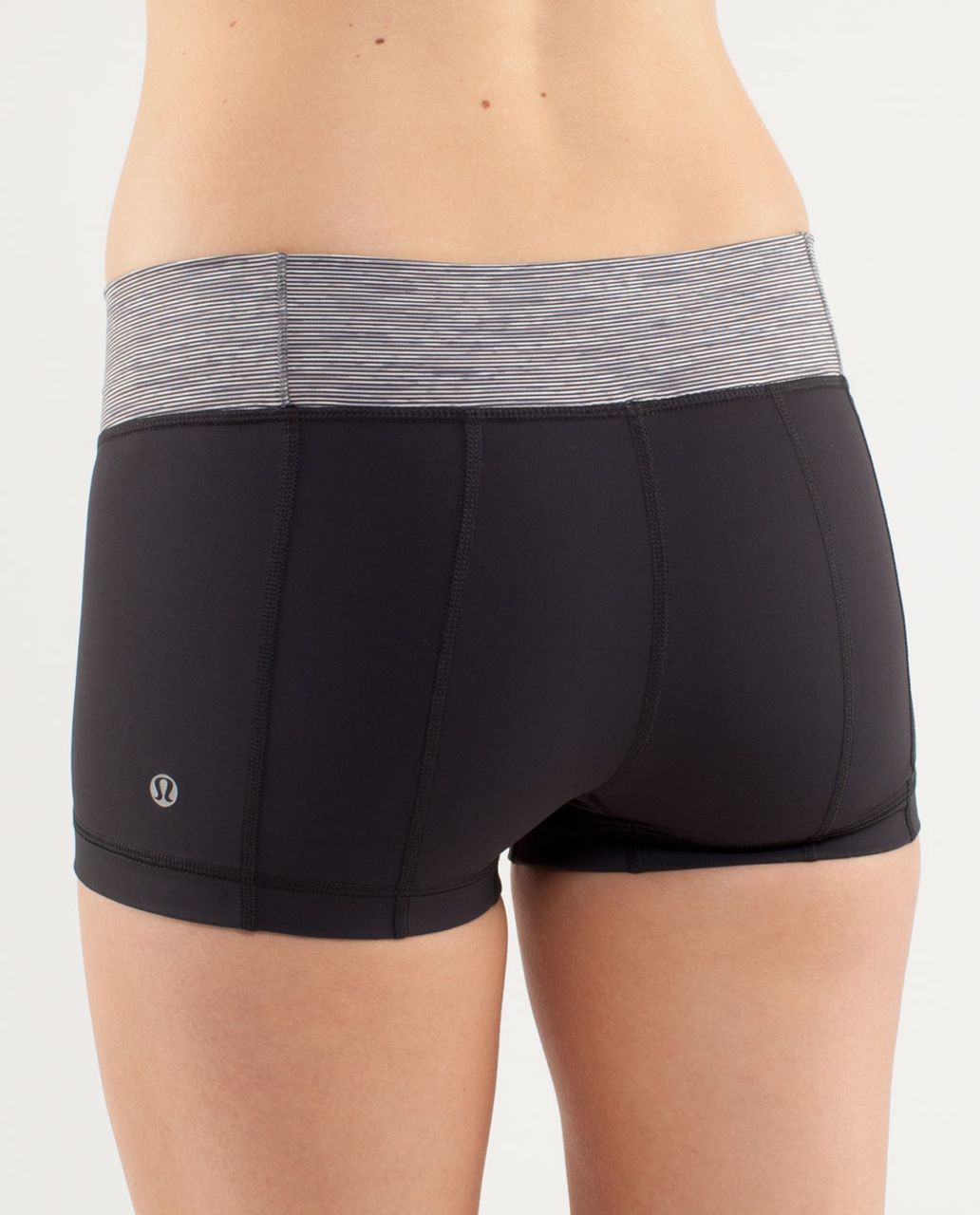 Lululemon Hot 'N Sweaty Short - Deep Coal /  Wee Are From Space Coal Fossil