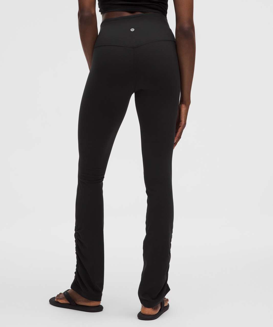 Lululemon Align Ruched-Leg Pant - Black - lulu fanatics Lululemon Align Ruched-Leg Pant - Black - lulu fanatics