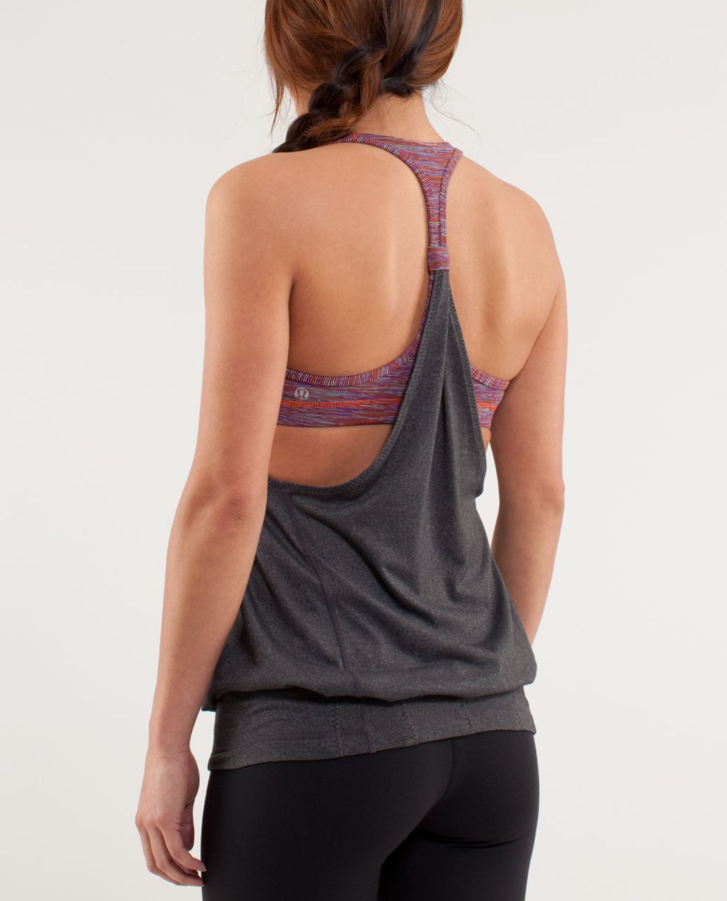Lululemon Practice Freely Tank - Deep Coal /  Wee Are From Space Black March Multi