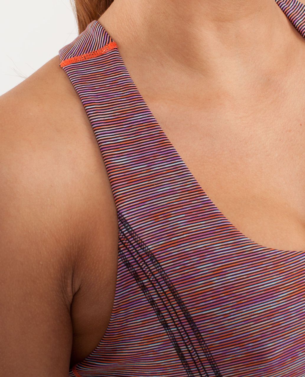 Lululemon Power Dance Tank - Heathered Ultra Violet /  Wee Are From Space Black March Multi