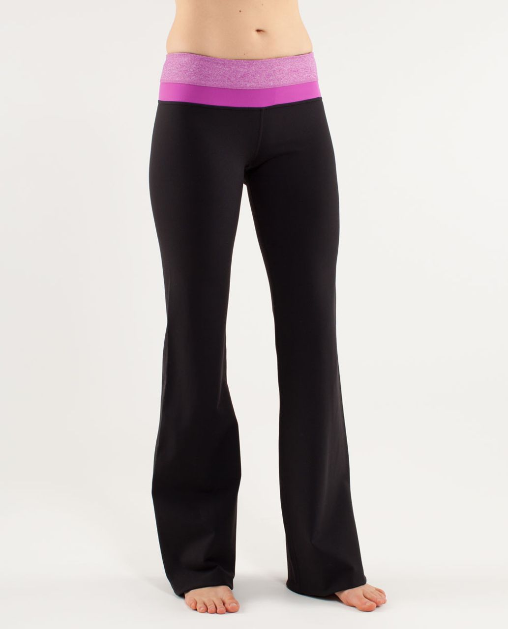 Lululemon Groove Pant (Regular) - Black / Heathered Ultra Violet