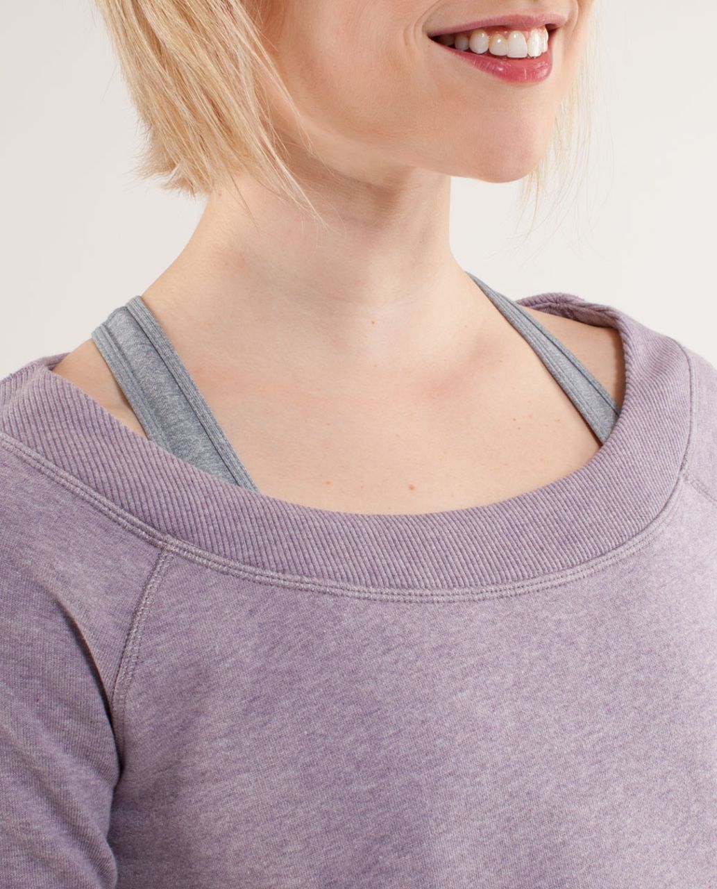 Lululemon Good Karma Pullover - Heathered Lavender Grey