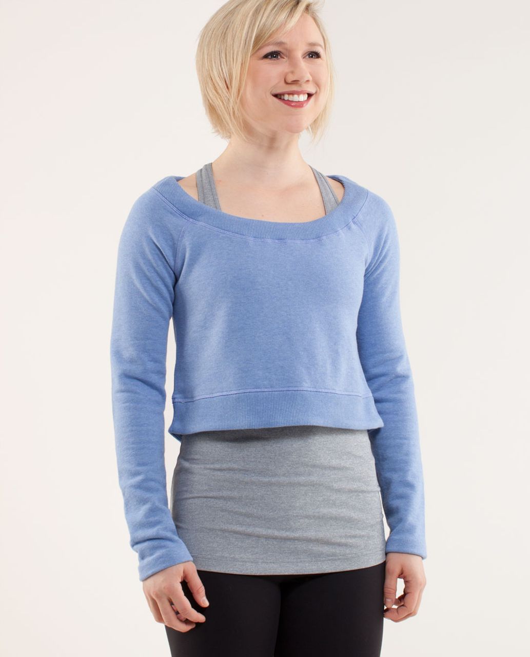 Lululemon Good Karma Pullover - Heathered Rocksteady