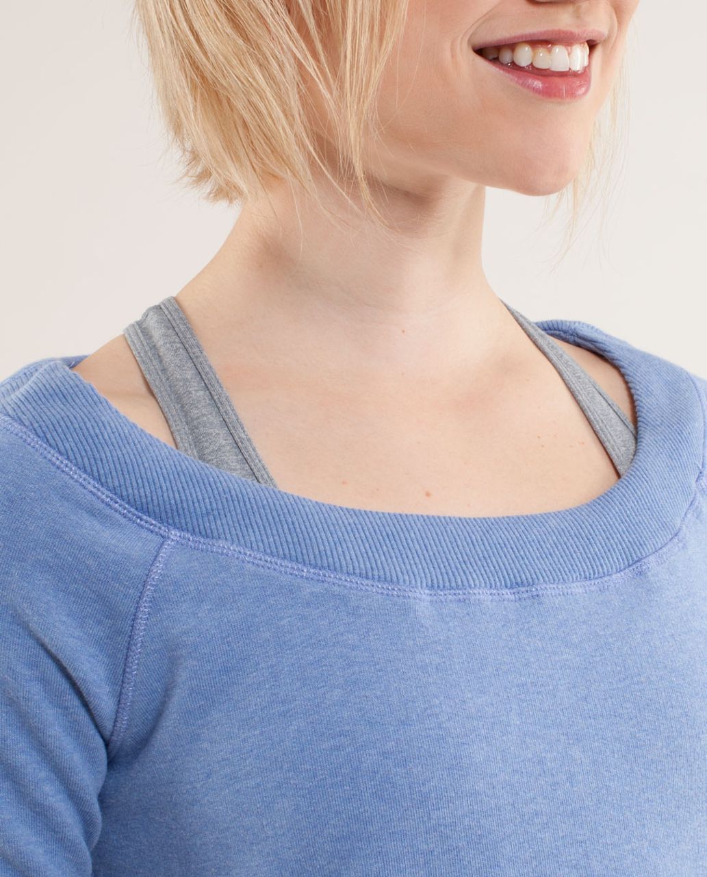 Lululemon Good Karma Pullover - Heathered Rocksteady