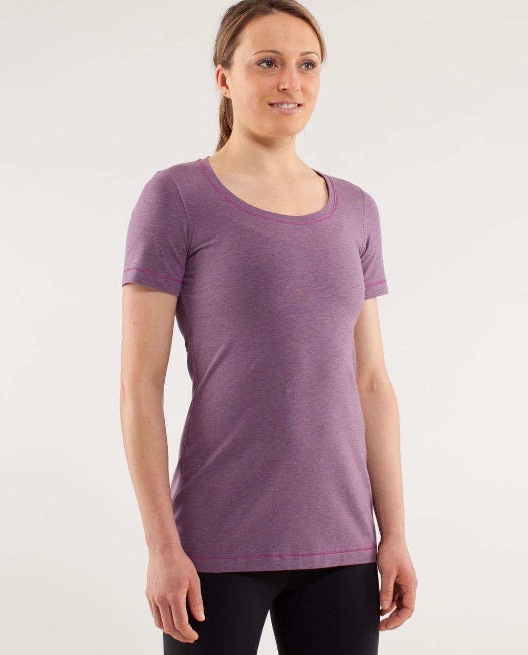 Lululemon Every Yogi Tee - Heathered Ultra Violet