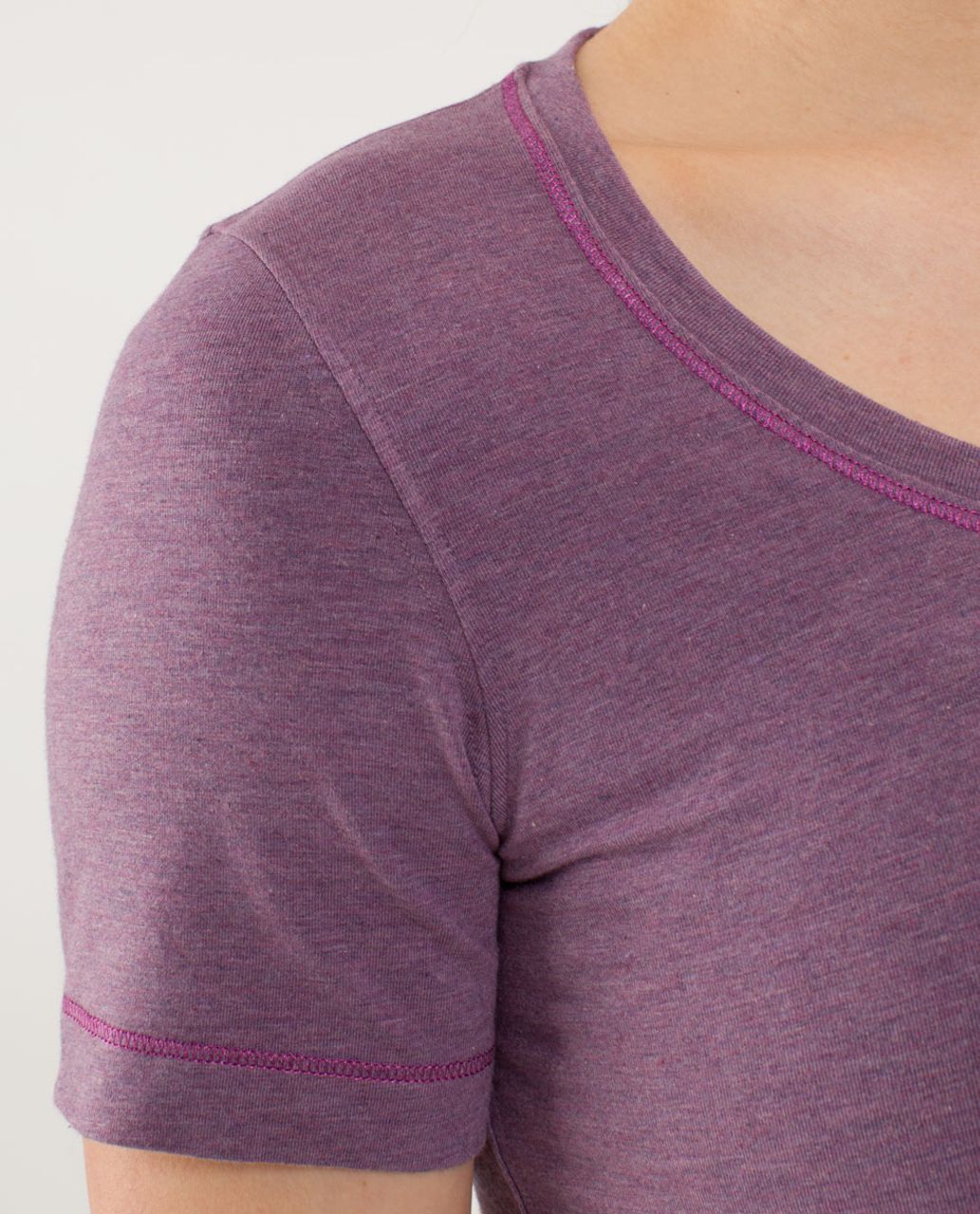 Lululemon Every Yogi Tee - Heathered Ultra Violet