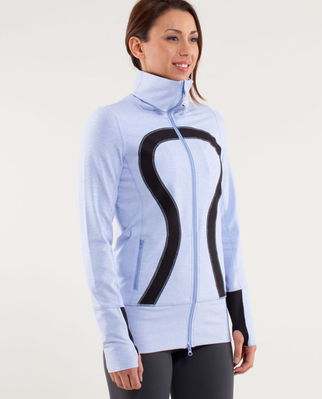 Lululemon Stride Jacket II - Heathered Black - lulu fanatics